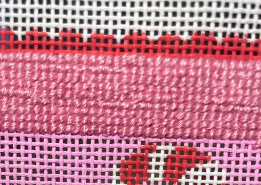 Bumpy Needlepoint? Make sure you end your thread properly