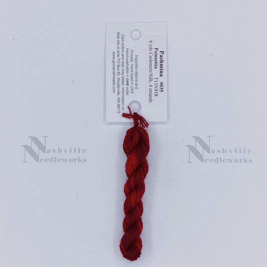 Pashmina - 0035  Poinsettia