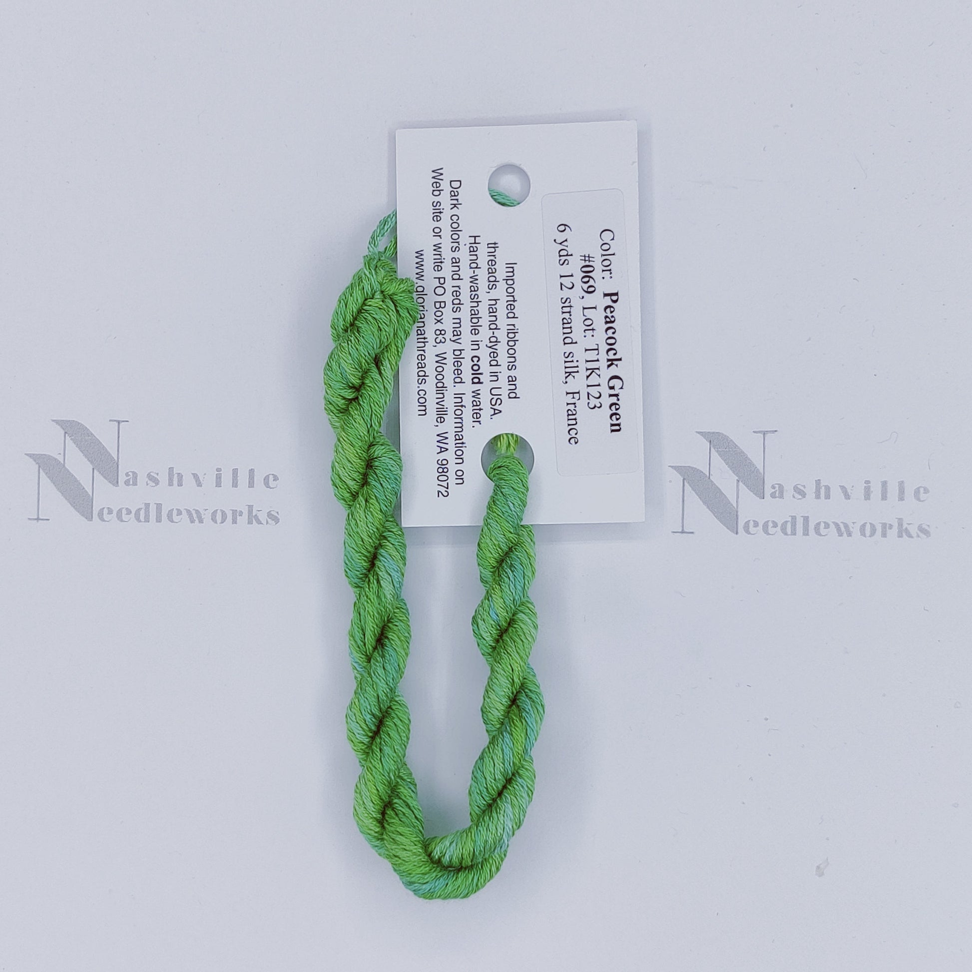 Gloriana 12-Ply Silk - 069 Peacock Green