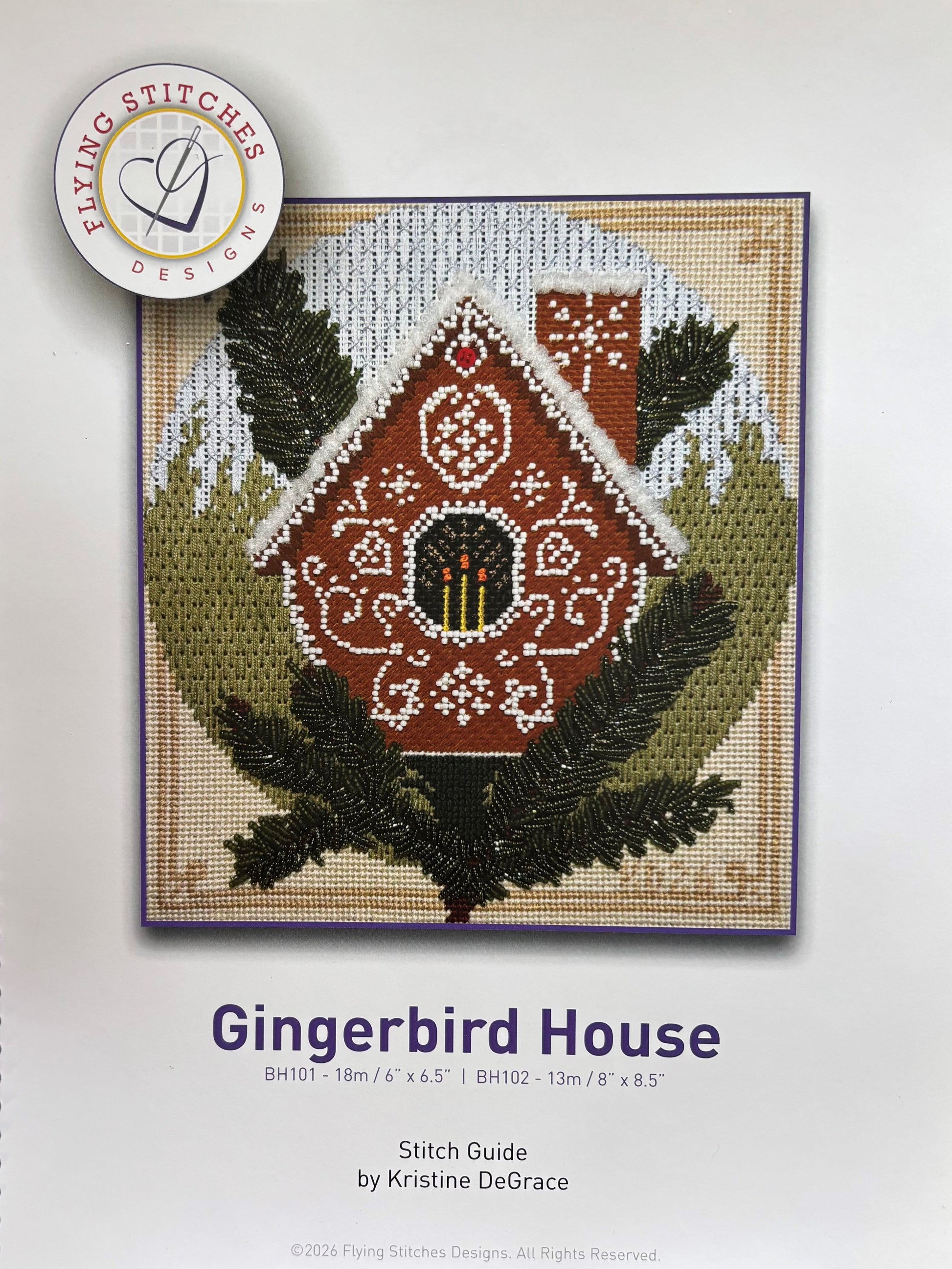 Flying Stitches
Gingerbird House Stitch Guide
GU105