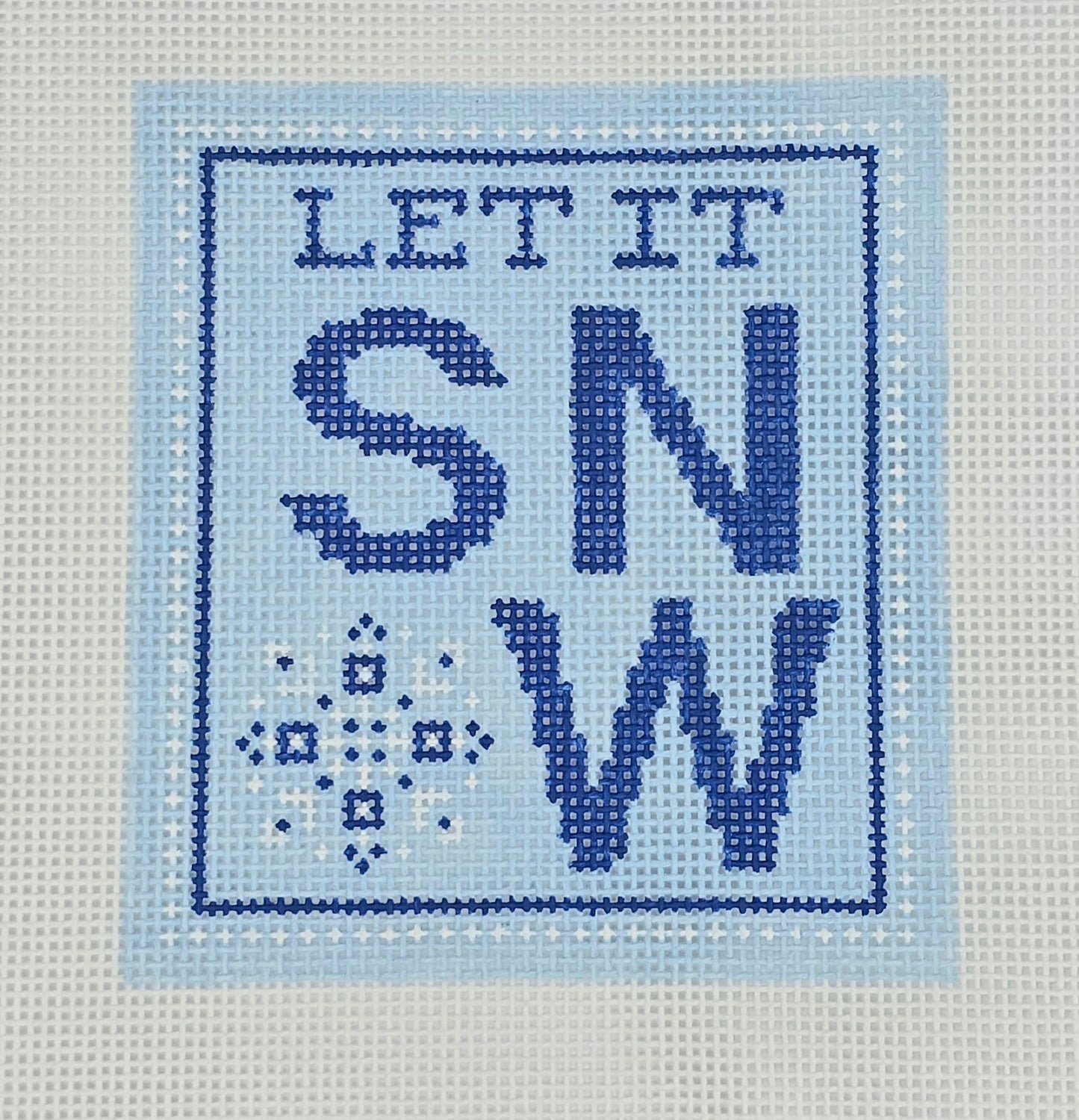 Alice &amp; Blue Let It Snow Ornament 
AB-125