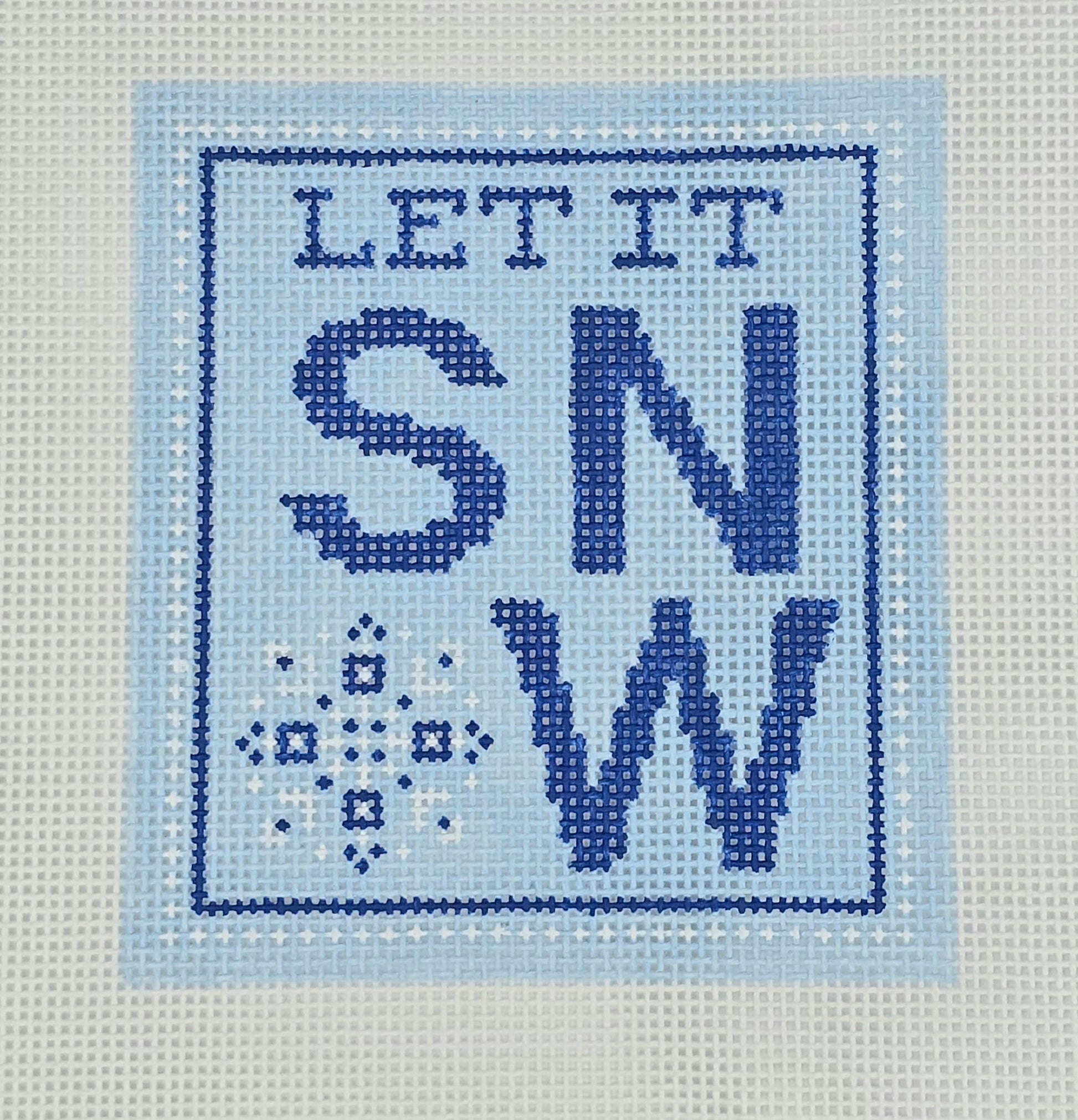 Alice &amp; Blue Let It Snow Ornament 
AB-125