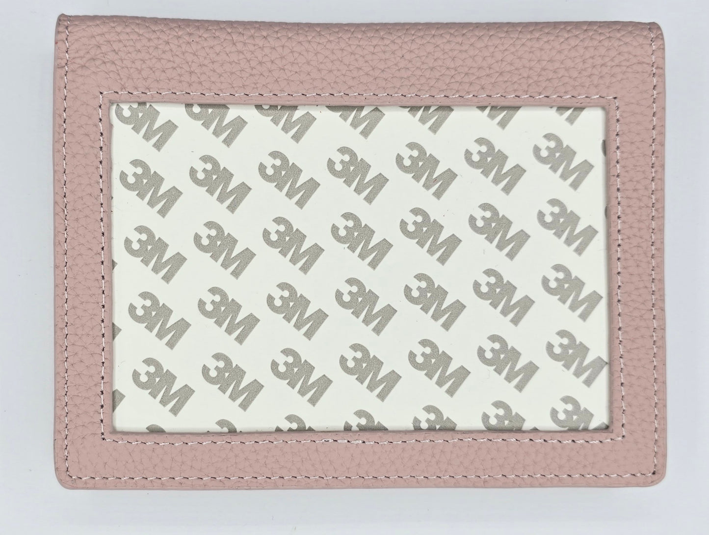Self Finishing Passport Cover Pebble Leather Pink