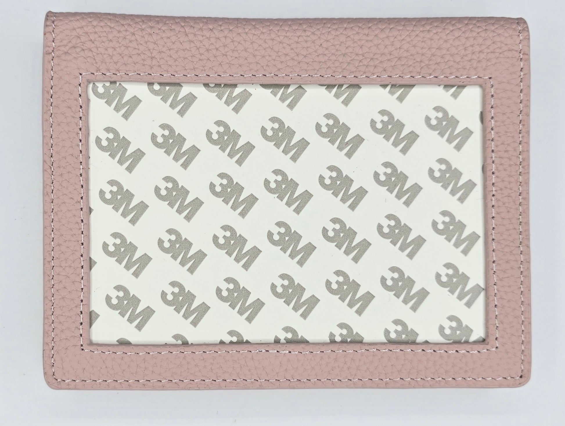 Self Finishing Passport Cover Pebble Leather Pink