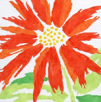 113B (TS) Lg Orange Splash Flower