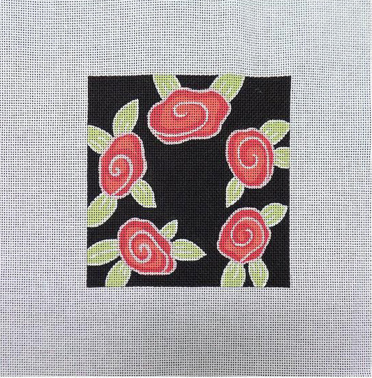 116 (TS) flowers/black