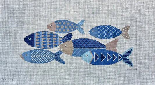 Susan Roberts Needlepoint Designs
Fish Block
SR 1180