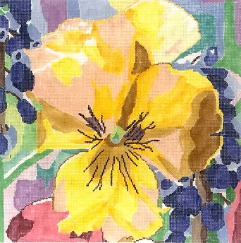 121D (TS) Yellow Pansy