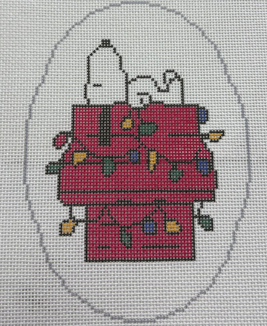 Officially Needlepoint
Snoopy on Doghouse Oval
SnoopyOval