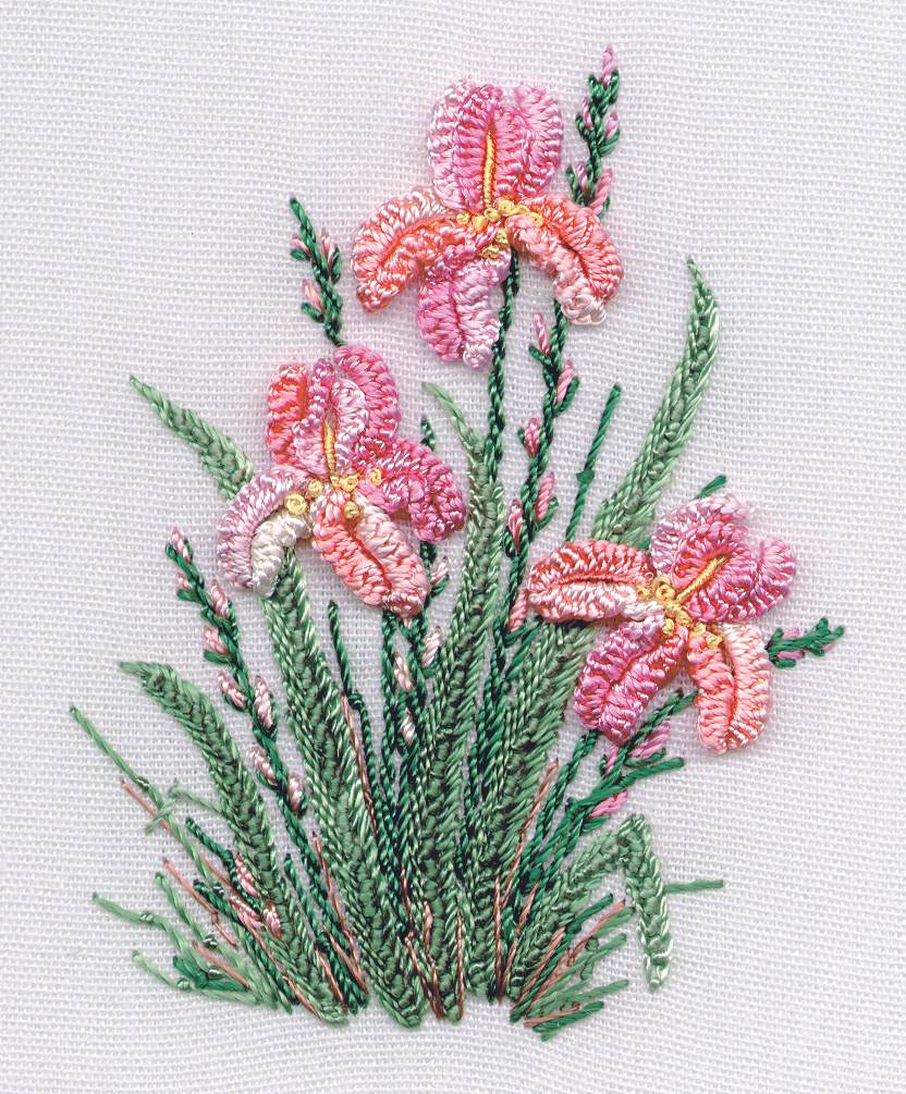 Irises Embroidery Kit