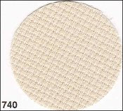 14ctAidaClothZweigart Parchmentcolor