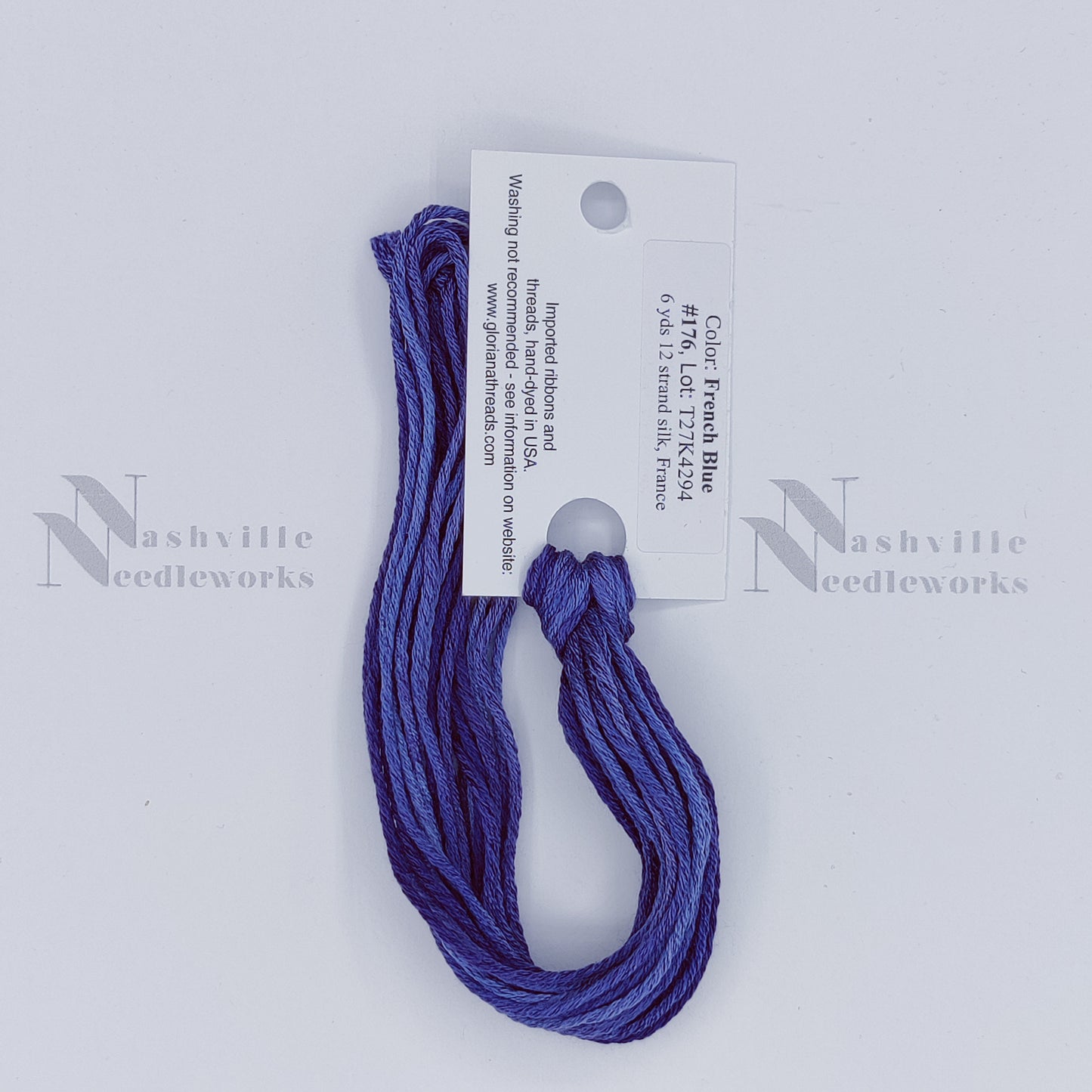 Gloriana 12-Ply Silk - 176 French Blue