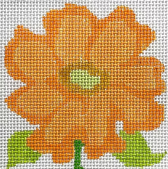 199A-5 (TS) Cantalope Belle Flower Coaster
