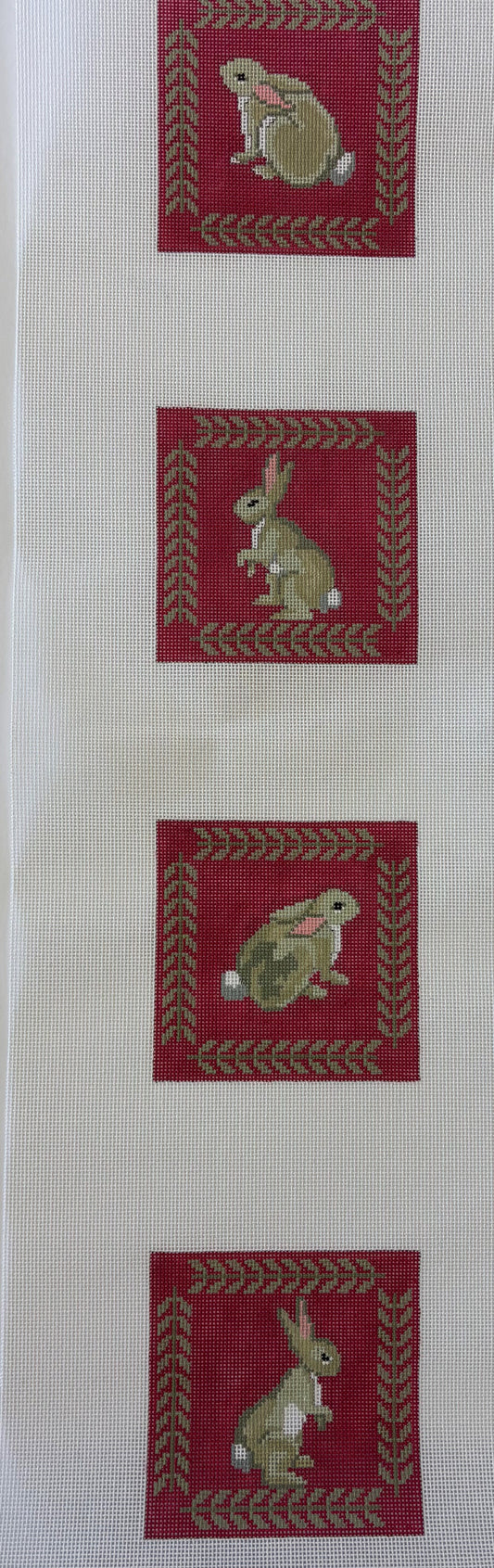 Susan Roberts Needlepoint Designs
Rabbits with Fern Border Coaster Set
SR BE 1612