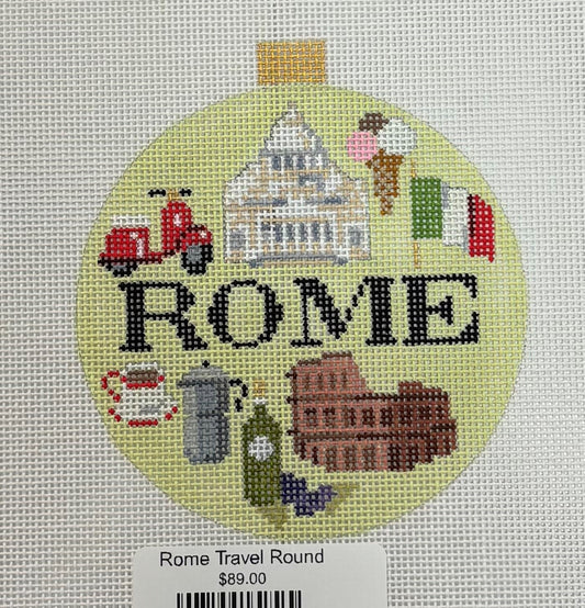 Bradley Needlepoint
Rome Travel Round
KB1257