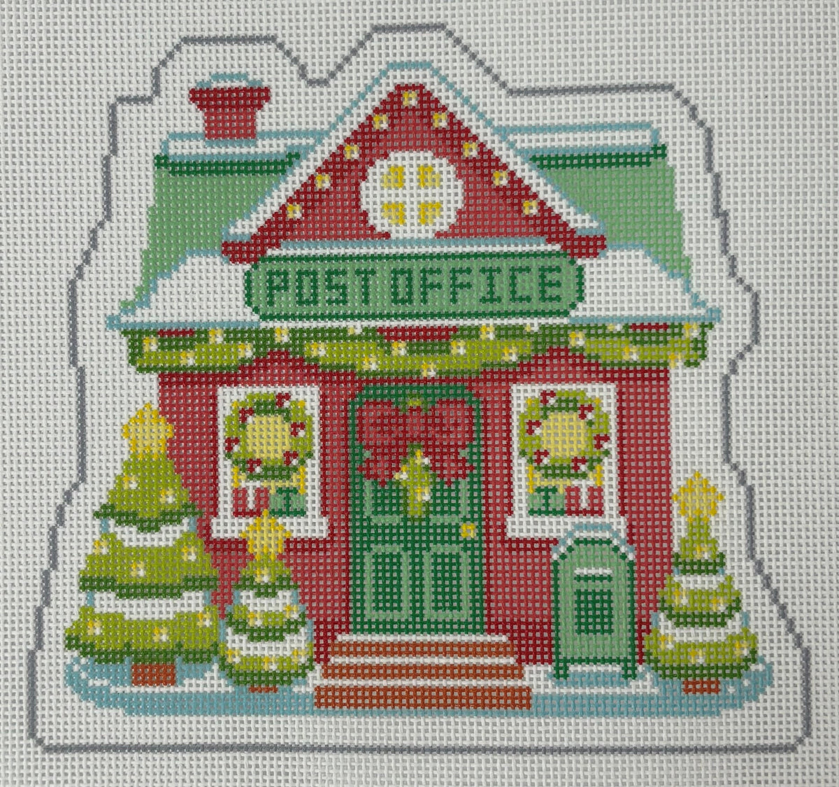 Lucky Lotus Needlepoint
Post Office Christmas Village
LLN-025