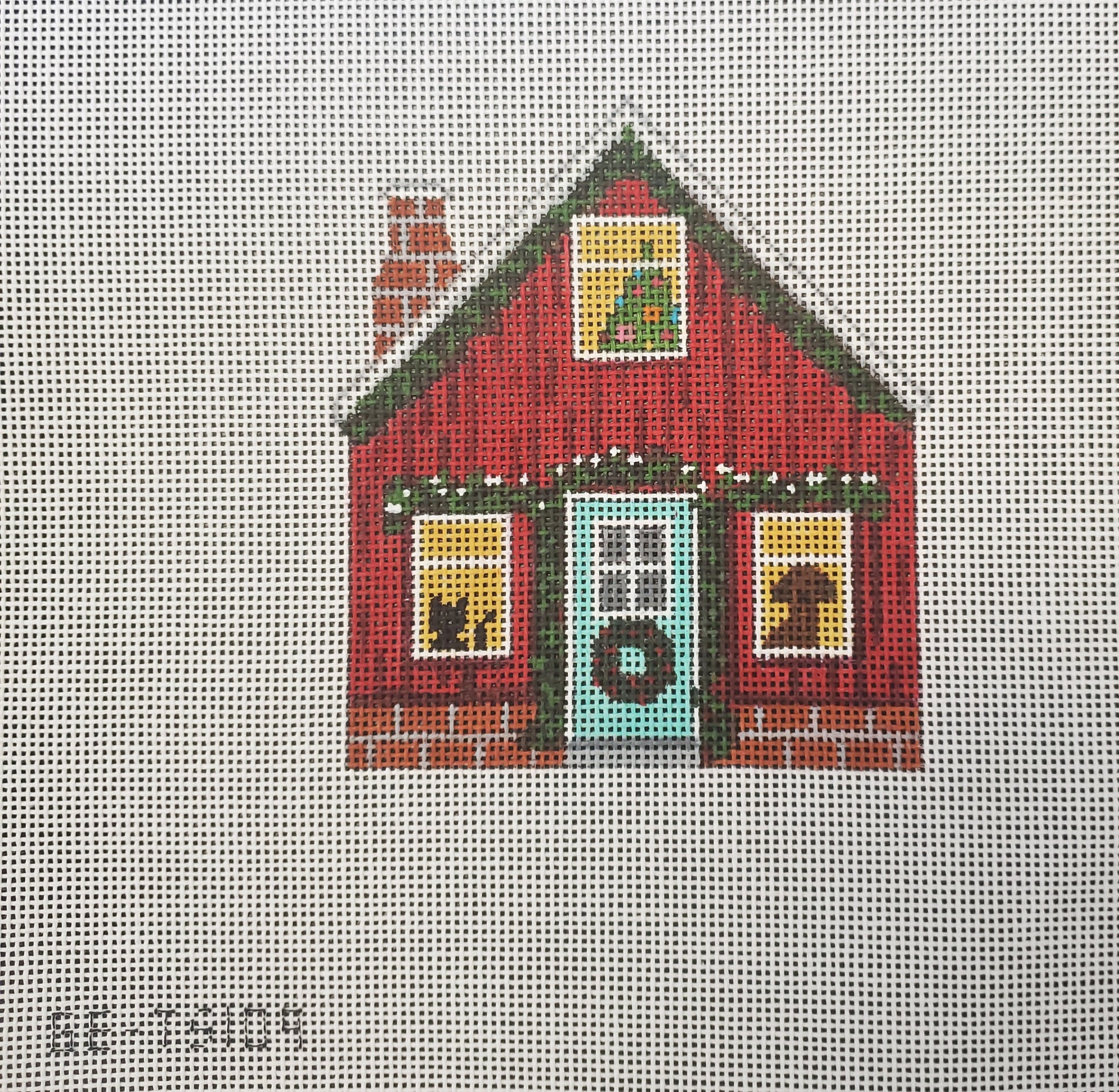 Alice Peterson Gayla Elliott GE-TS109 
Red House with Pets