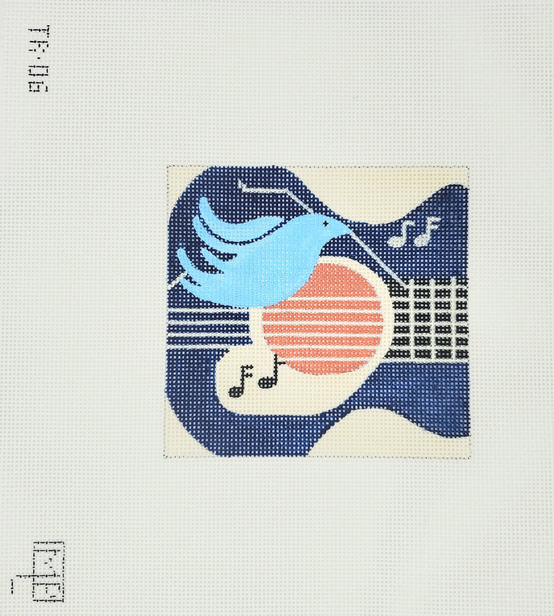 Melissa Prince Designs Nashville Coaster Blue Bird Cafe TR06