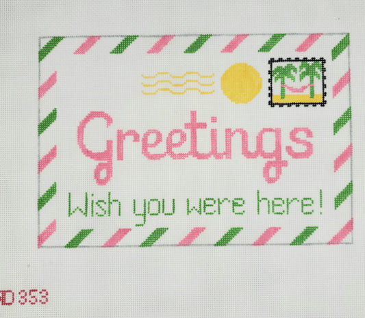 Rachel Donley Small Wish You Were Here Letter RD353