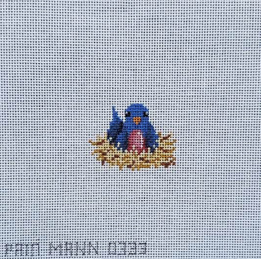 Patti Mann Needlepoint Bird on a Nest Mini 0333
