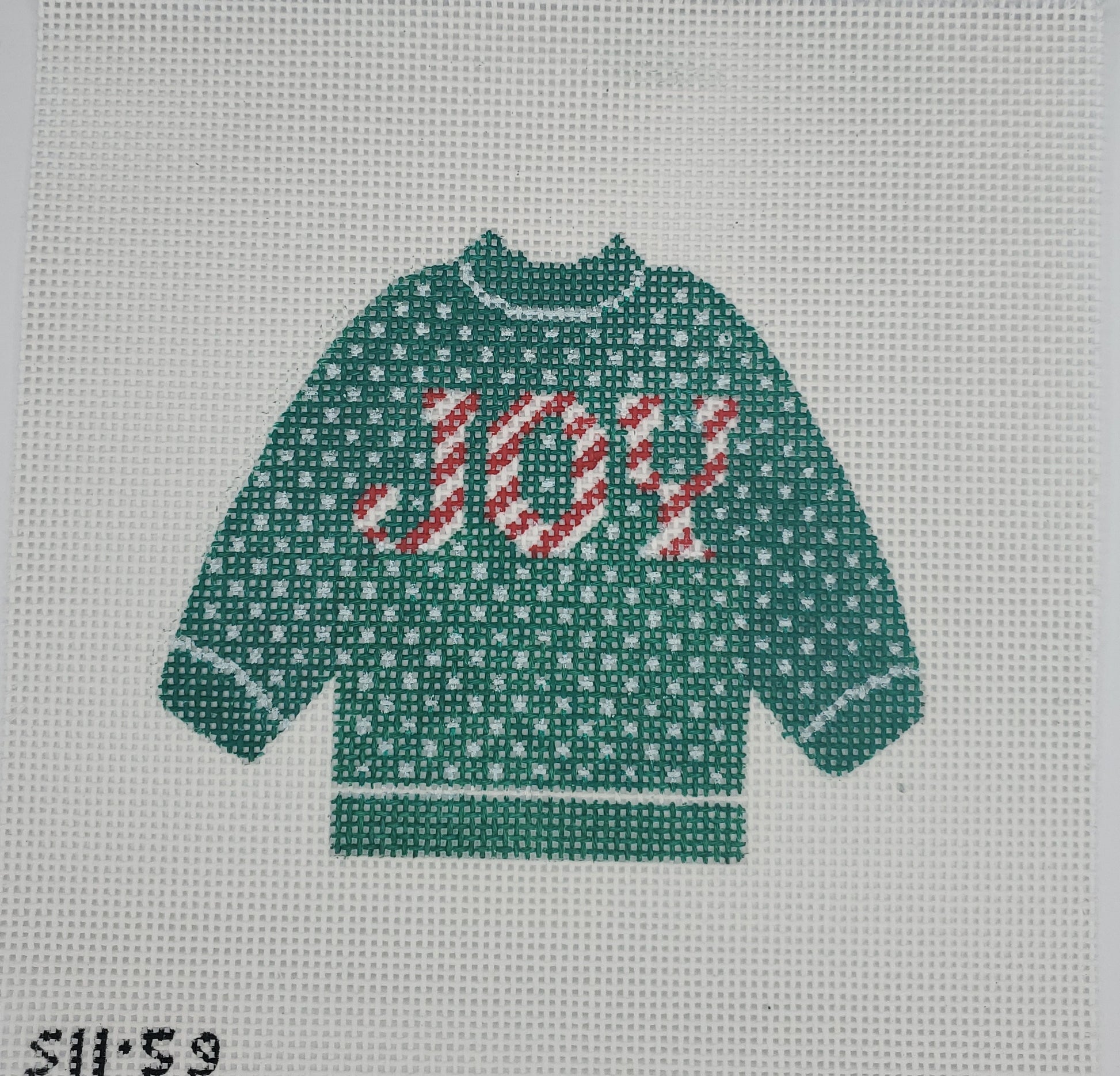 KCN Designs SI1-59 Candy Cane Joy Pullover