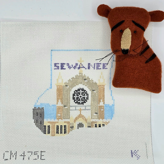 Kathy Schenkel Designs Sewanee, University of the South  w/Tiger CM475E