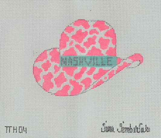 Tina Timberlake Pink Leopard Cowboy Hat TTH04