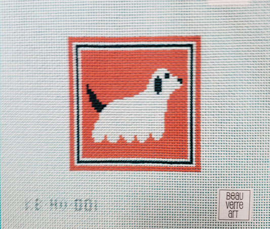 Beau Verre Art Ghost Dog KB-HO-001