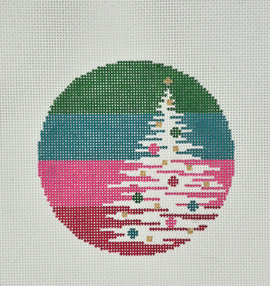 Lauren Bloch Designs Tree on Stripes 
X-24