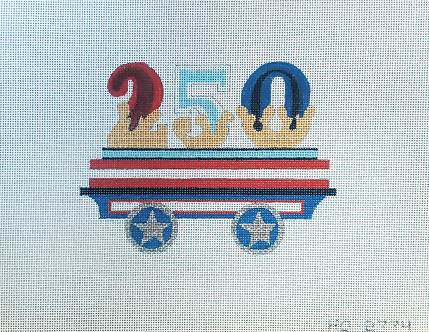 Raymond Crawford Patriotic Train 250 Flat Car HO-2774