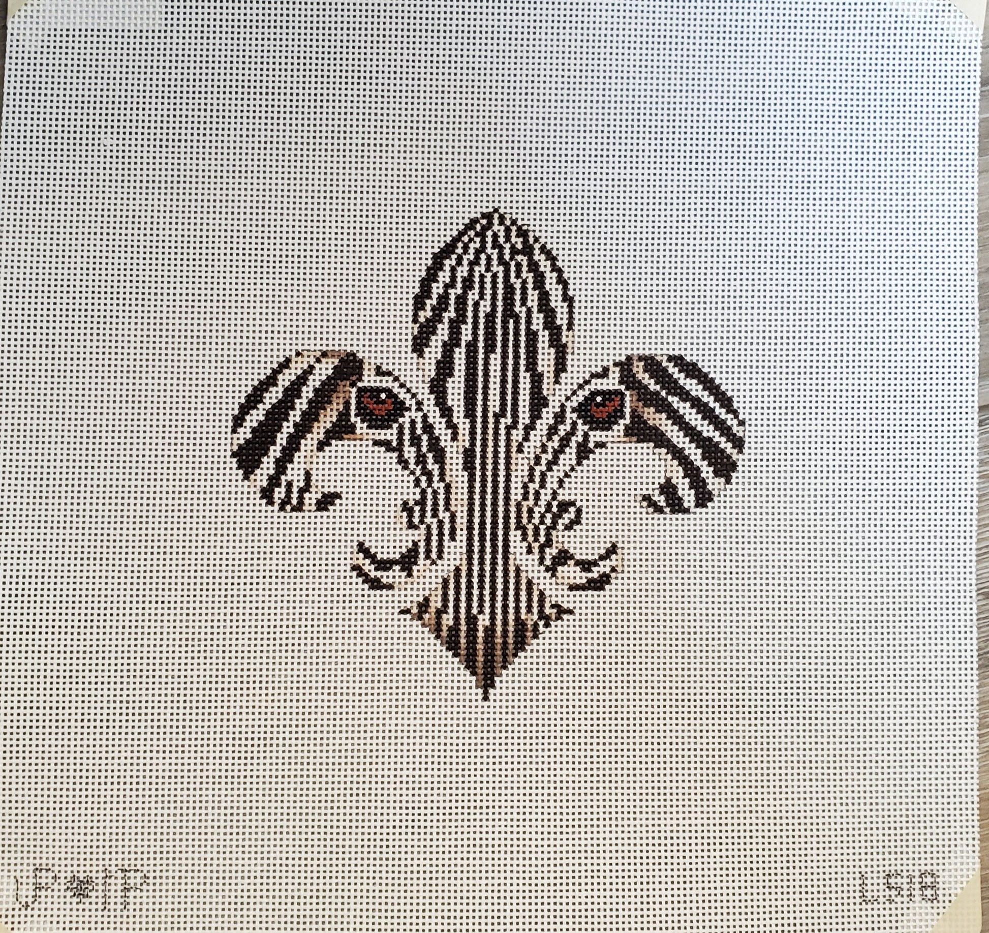 CBK Needlepoint Collections JP Needlepoint Zebra Fleur JP-L518
