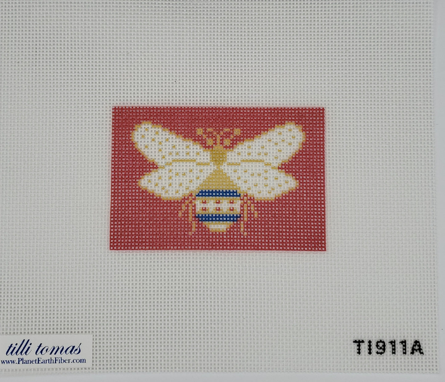 Tilli Tomas insert Bee with Red Background Insert TI-911A