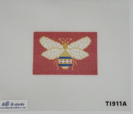 Tilli Tomas insert Bee with Red Background Insert TI-911A