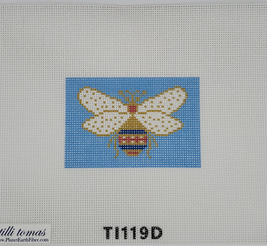 Tilli Tomas insert Bee with Light Blue Background Insert TI-119D
