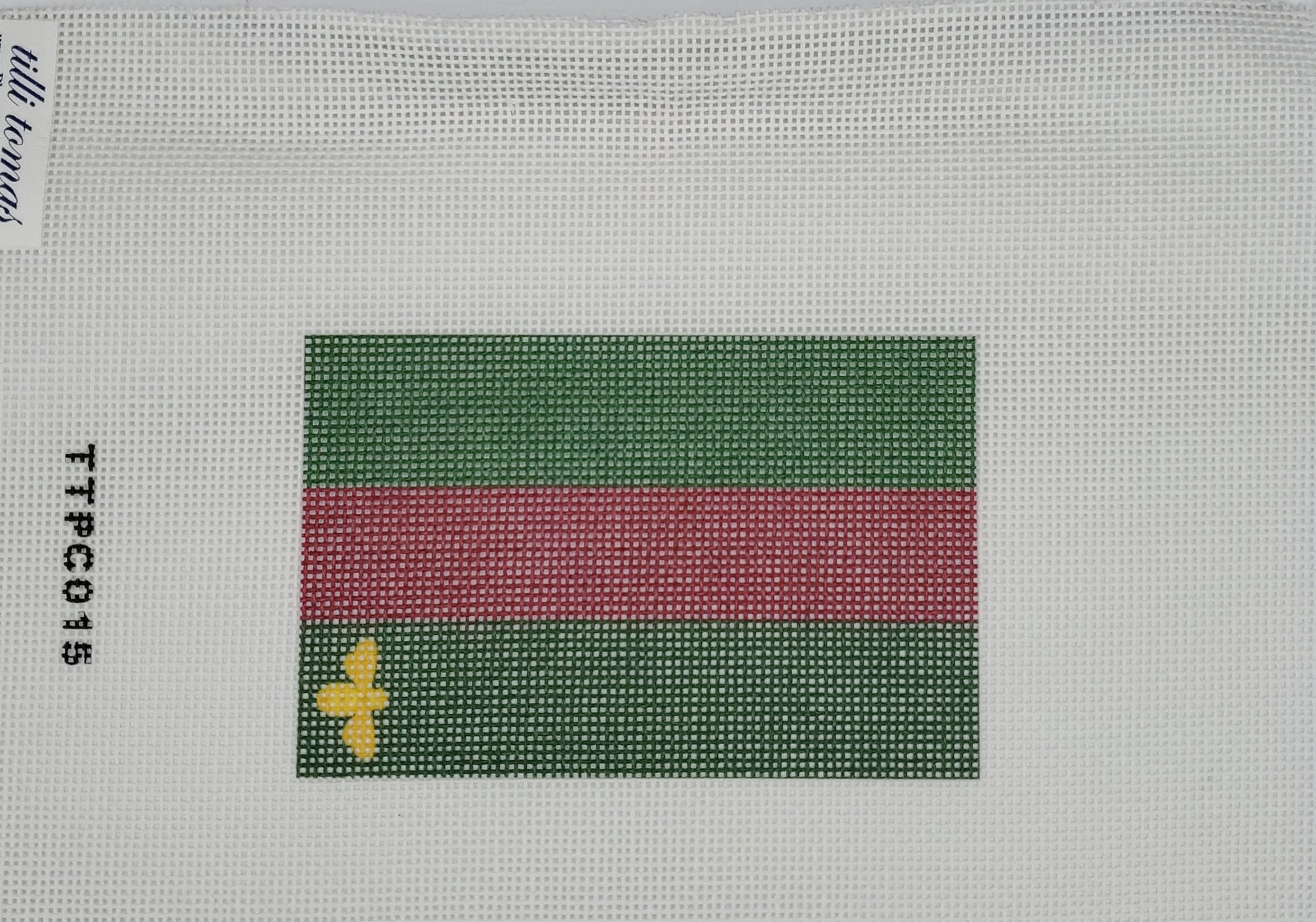 Tilli Tomas insert Green/Burgundy Stripe with Bee Insert TT-PC015