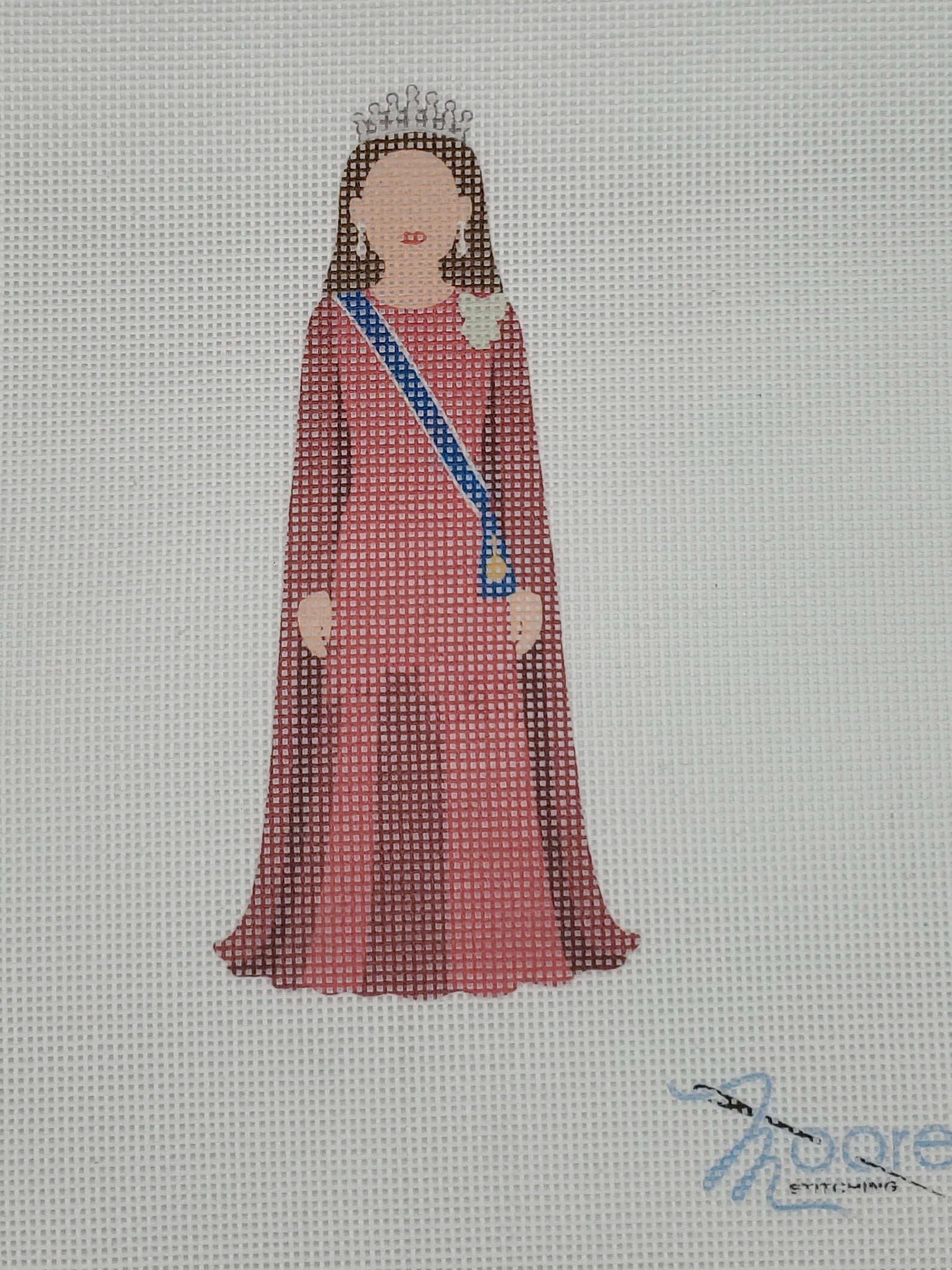 Moore Stitching Princess Kate-State Dinner