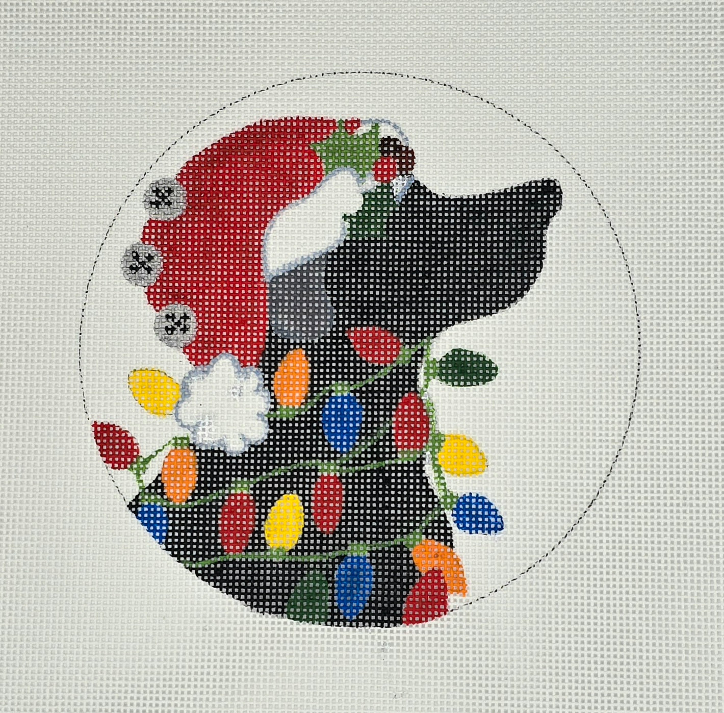 Raymond Crawford Christmas Black Lab HO-2449