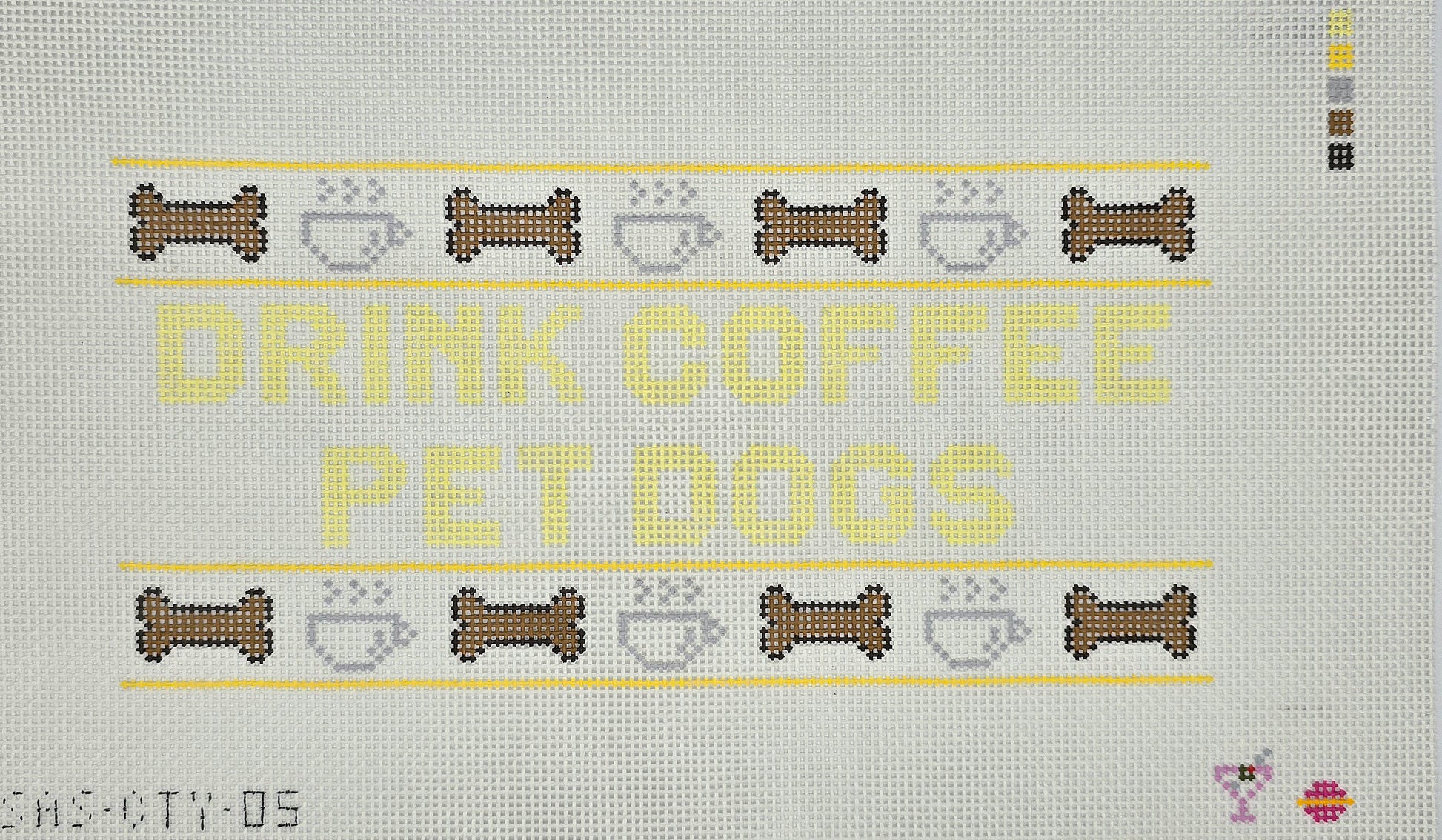 Saturnalia Stitching Drink Coffee Pet Dogs SAS-CTY-005
