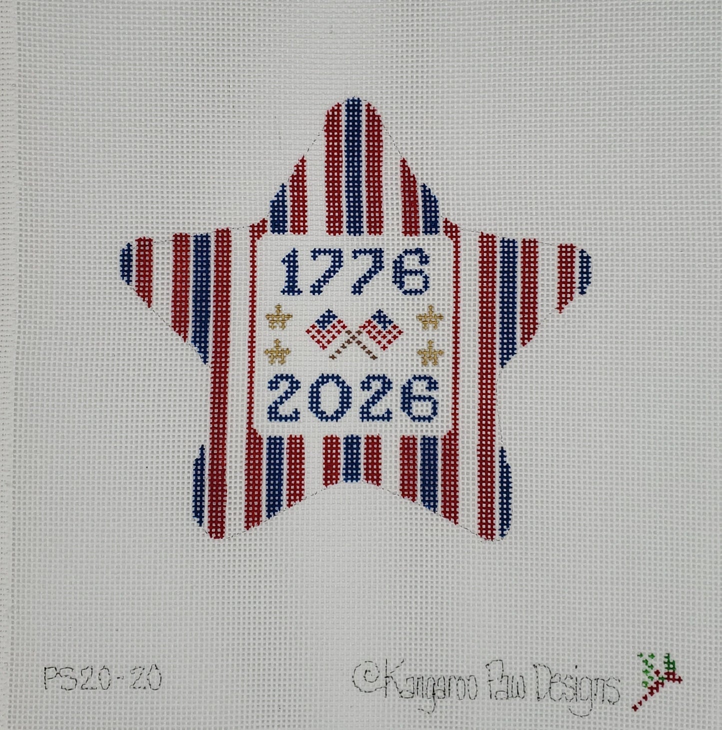 Kangaroo Paw Designs Patriotic Star 1776-2026 PS20-20