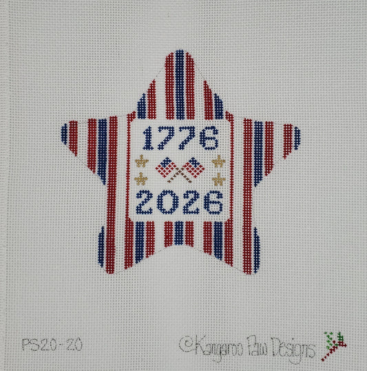 Kangaroo Paw Designs Patriotic Star 1776-2026 PS20-20