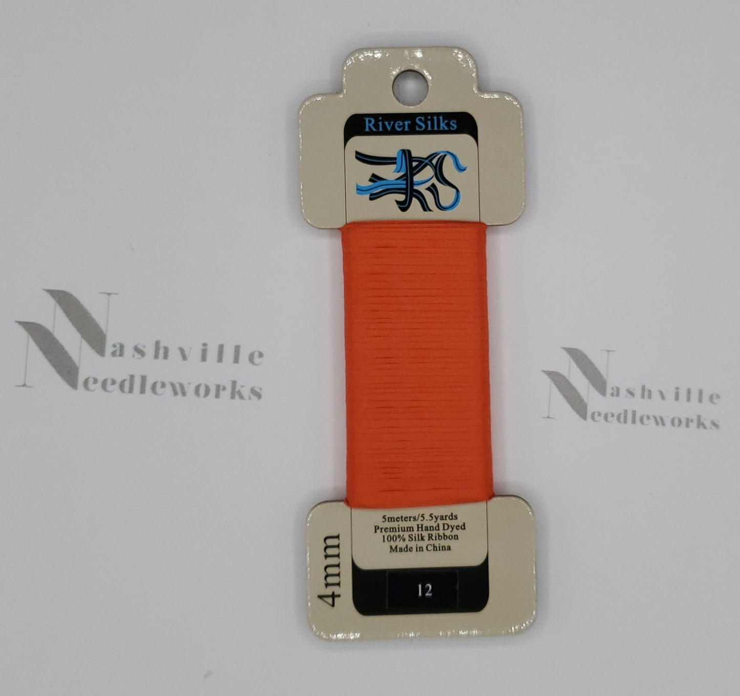 Flame Silk Ribbon - 12