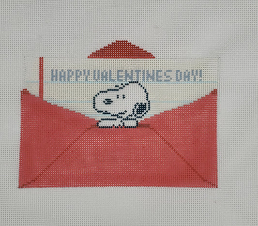 PEANUTS -Snoopy's Letter Officially Needlepoint ValLetter