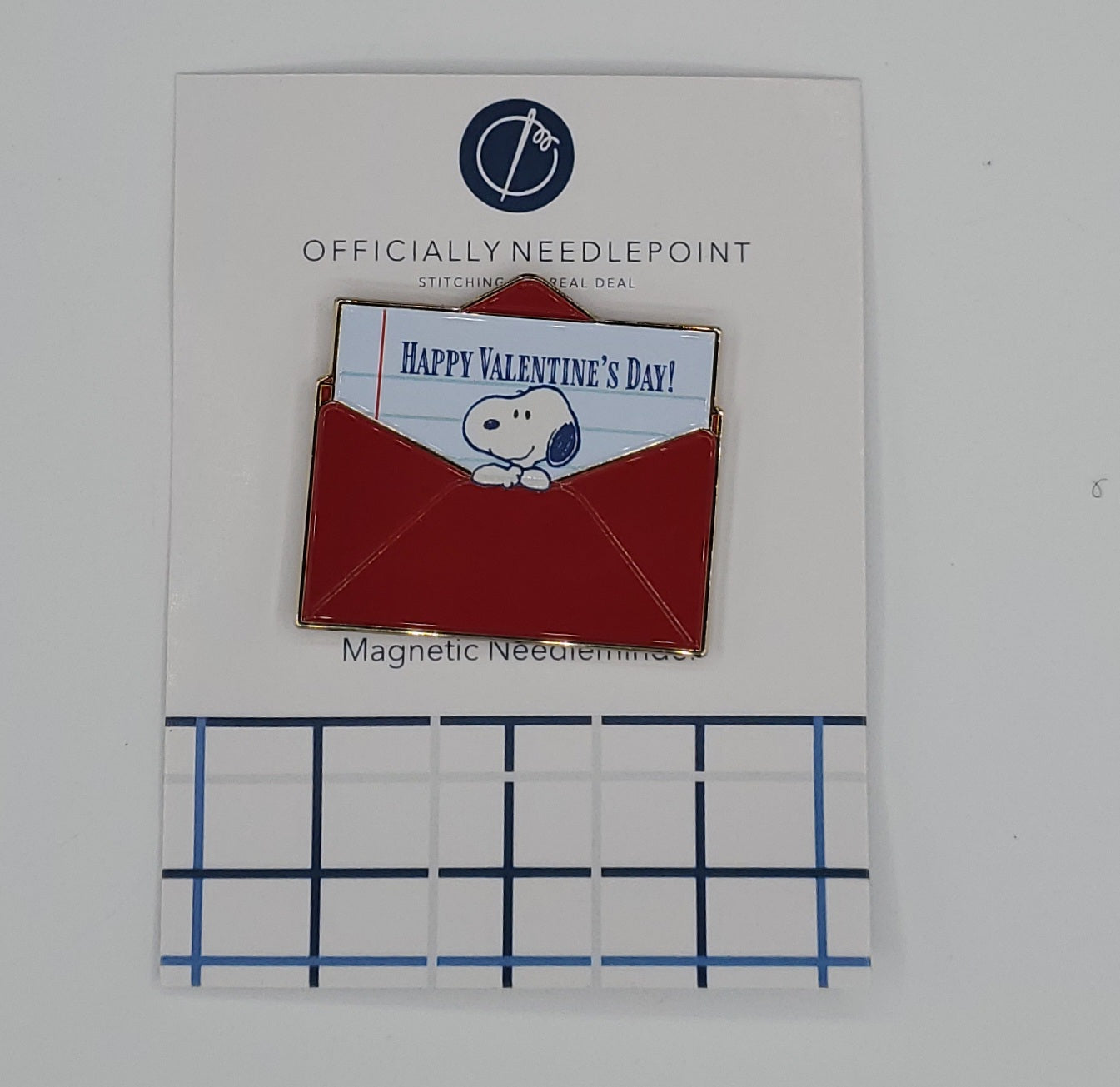 Snoopy Valentine's Letter Needle Minder