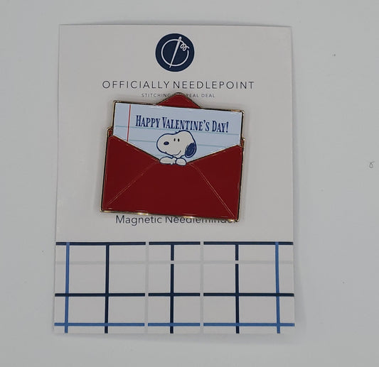 Snoopy Valentine's Letter Needle Minder