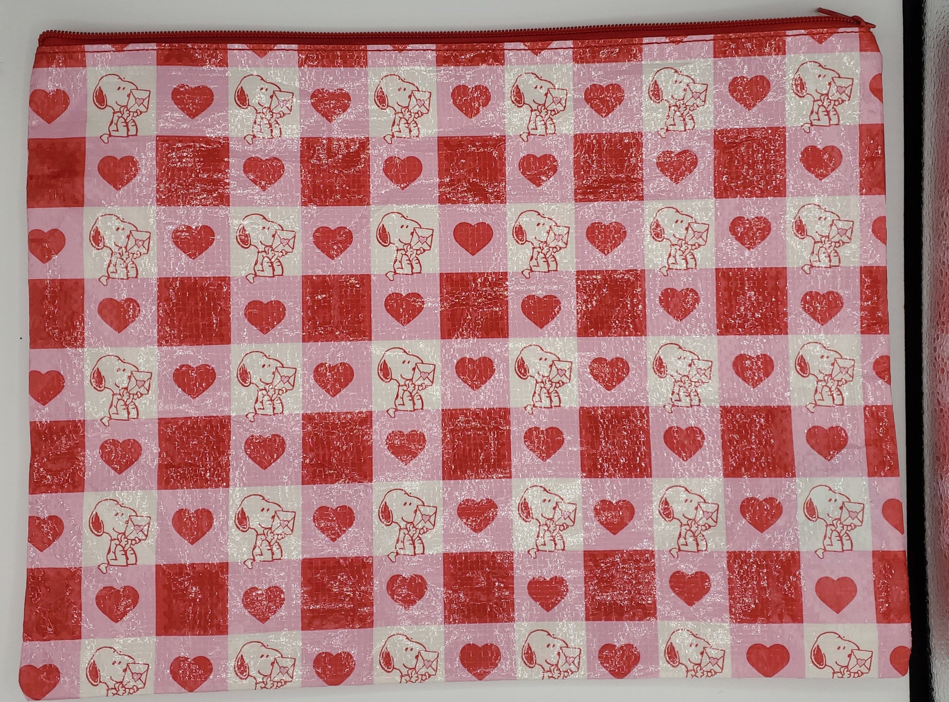 PEANUTS Valentines 
Medium Woven Project Bag