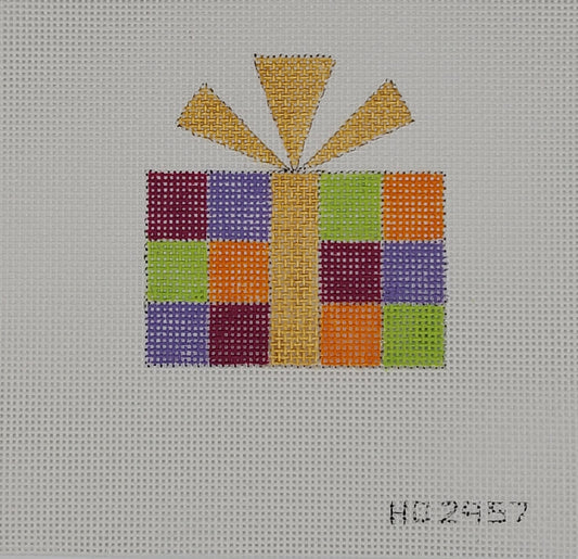 Raymond Crawford Orange Gift Wrapped Package HO-2957