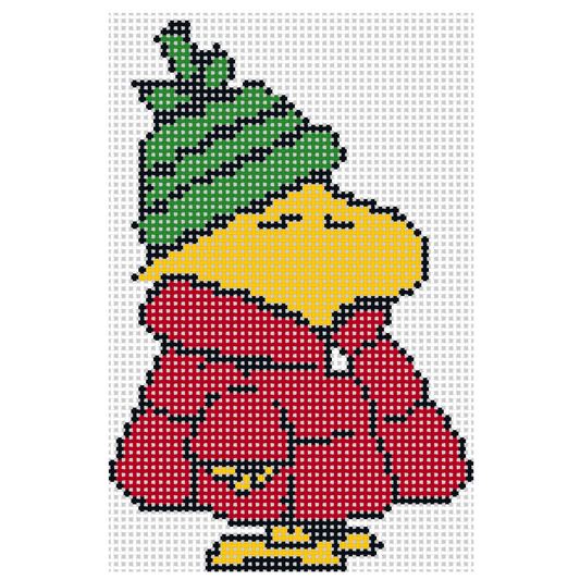 PEANUTS Winter - Woodstock in Puffer Coat Canvas