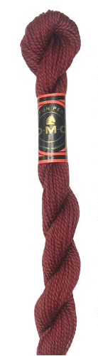 221 Mars Red - DMC Pearl Cotton #3