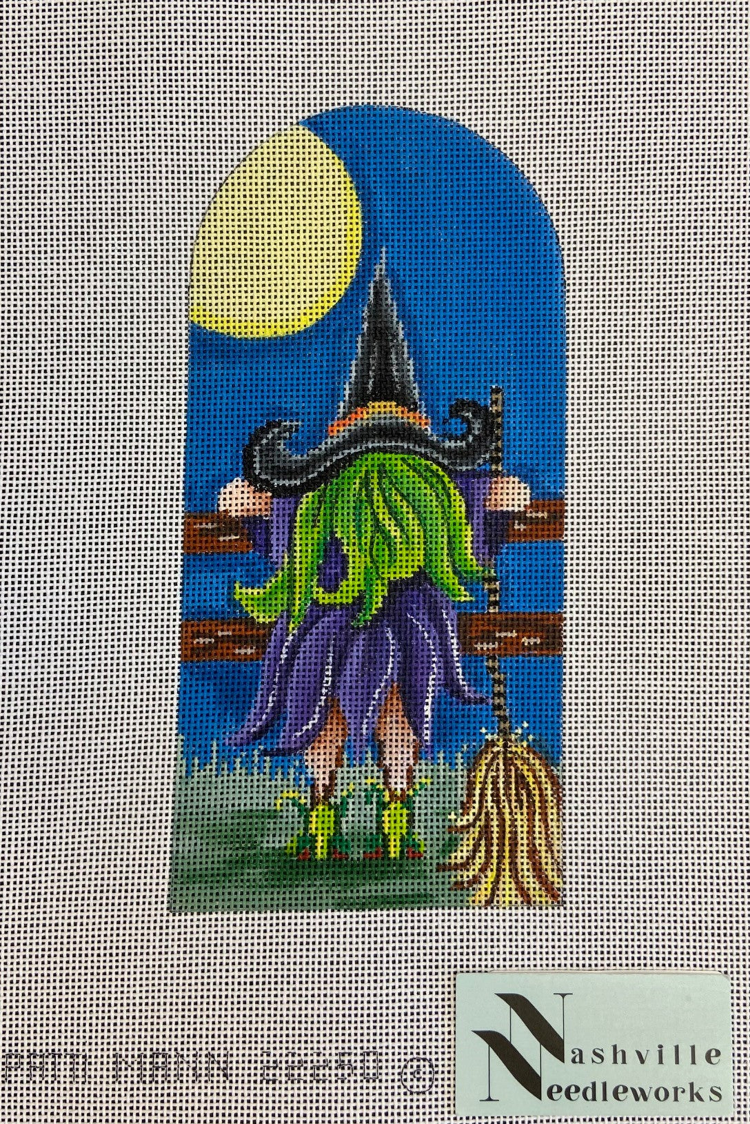 Patti Mann Designs Green Haired Witch #22250