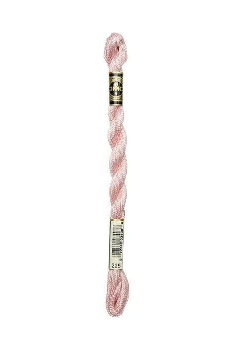 225 Shell Pink - Ultra Very LT, DMC Perle Cotton #5 Skien